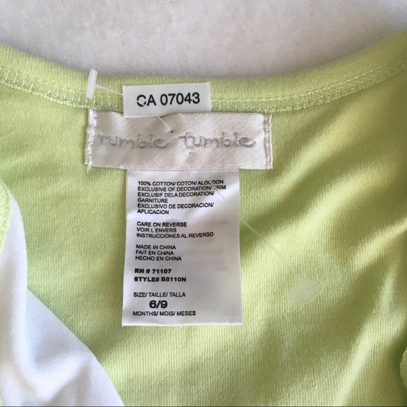 NWT Rumble Tumble Pajama Set Size 6/9 months - Picture 3 of 12